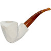 Carve Your Own Block Meerschaum Pipe Kit in Velvet Chest