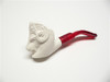 Mini Ram Meerschaum Pipe and Hard Case