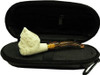 Mini Bacchus Meerschaum Pipe and Hard Case