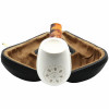 Deluxe Billiard Oval Shank Meerschaum Pipe