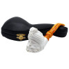 Turban Man with Designer Stem Meerschaum Pipe