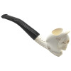 Grim Reaper with Dark Stem Meerschaum Pipe