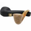 3D Lattice Colored Dublin Meerschaum Pipe