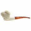 Double Head Eagle Skull Meerschaum Pipe