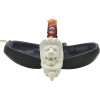 Double Head Lion Over Eagle Meerschaum Pipe