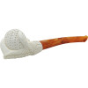 Claw Lattice Meerschaum Pipe