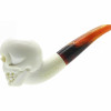 Signed Skull Meerschaum Pipe