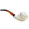 Deluxe Smooth Claw Designer Stem Meerschaum Pipe