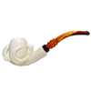 Deluxe Smooth Claw Designer Stem Meerschaum Pipe