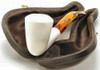 Smooth Dublin Meerschaum Pipe - P415567