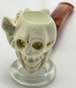 Skull and Lizard Meerschaum Pipe
