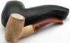 Colored Rusticated Poker Meerschaum Pipe - P416061