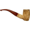 Pre-colored Rusticated Poker Meerschaum Pipe