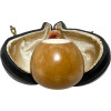 Pre-colored Smooth Apple Oval Shank Meerschaum Pipe