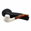 3D Lattice Styled Billiard Meerschaum Pipe