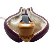 Deluxe Colored Signed Hoof Meerschaum Pipe