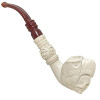 Eagle Over Skull Knurl Meerschaum Pipe Eagle Over Skull Knurl Meerschaum Pipe