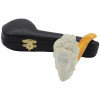 Lady in Fancy Bonnet Meerschaum Pipe