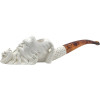 Deluxe Dunhill Smoking a Lion Meerschaum Pipe