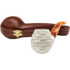 Deluxe Basket Weave Meerschaum Pipe