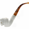 Saber Tooth Tiger Knurl Meerschaum Pipe - P719684K