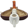 Smooth Claw Knurl Meerschaum Pipe