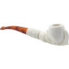Smooth Claw Knurl Meerschaum Pipe