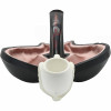 Backwards Claw Meerschaum Pipe