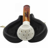 Lattice Squat Tomato Oval Shank Meerschaum Pipe - P818350