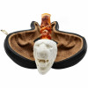 Snarling Tiger Meerschaum Pipe - P818351