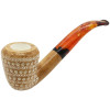 3D Dublin Colored Lattice Meerschaum Pipe