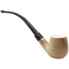 Meerschaum Lined 9mm Dapper Olive Wood Churchwarden Pipe