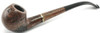 9mm Filter - Rustic Apple German Briar Churchwarden Pipe with Gold Trim Ring - PBR416001CW