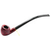 Red Panel Churchwarden Italian Briar Pipe - PBR717128CW