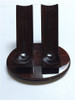 Woodmere 2 Pipe Walnut with Ebony Pipe Holder