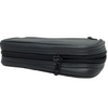 3-Pipe Leatherette Bag with Tobacco Pouch - Black
