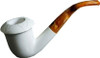 Deluxe Calabash Smooth Meerschaum Pipe - RM063018