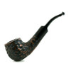 Brown Rustic Apple Briar Pipe - RMBG1000R-05