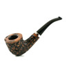 Bent Rustic Dublin Briar Pipe - RMBG1100R-08