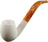 Deluxe Smooth Traditional Meerschaum Pipes - RMM02110