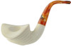 Regular Meerschaum Pipe - Lattice Freehand - RMM02768