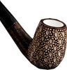 Classic Lattice Brown Meerschaum Pipe - RMM31102