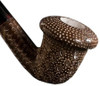Deluxe Browned Lattice Calabash Meerschaum Pipes - RMM31111