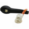 Signed Dunhill Knurl Meerschaum Pipe