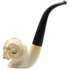 Oom Paul Ram Head Meerschaum Pipe