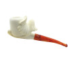 Deluxe American Eagle Catching Snake Meerschaum Pipe