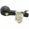 Sculptured Hand Feeding Birds Meerschaum Pipe