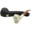 Signed Dog Knurl Meerschaum Pipe