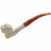 Signed Dog Knurl Meerschaum Pipe