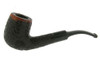 Tall Bent Billiard Rustic Briar Pipe - SEBR108